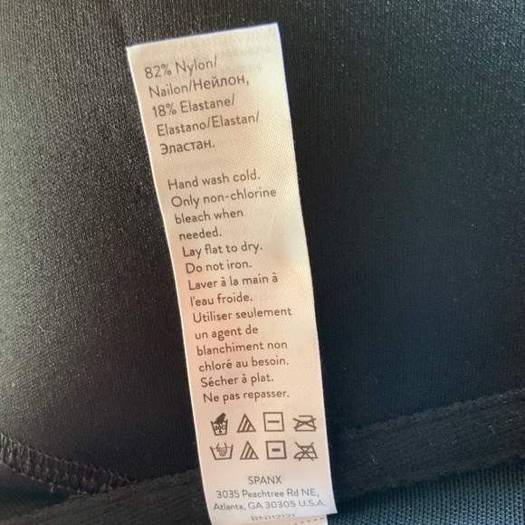 Spanx Bodysuit Open Bust Mid Thigh Ladies Medium in Very Black Shapewear - Picture 14 of 16